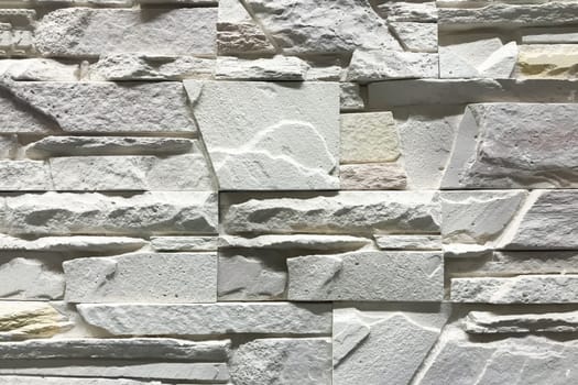 Stone wall with rectangle stones interior craft design.