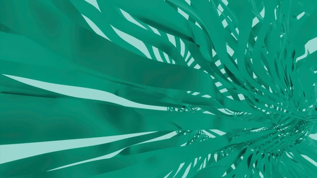 Abstract waving lines or stripes dynamic background. Design. Rippling colored ribbons in the wind