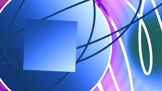 Stylish animation with moving curved lines. Motion. Animated background with moving curved lines for transition or insertion. Animation for presentation or video insertion.
