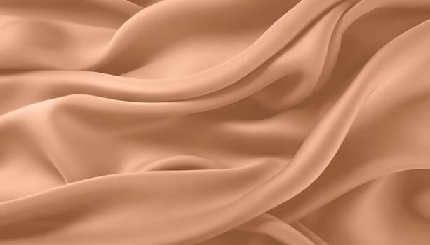 Peach Fuzz toned colour monochrome texture fabric. Monochrome color background. Trendy color 2024. High quality photo