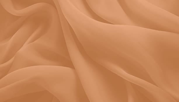 Peach Fuzz toned colour monochrome texture fabric. Monochrome color background. Trendy color 2024. High quality photo