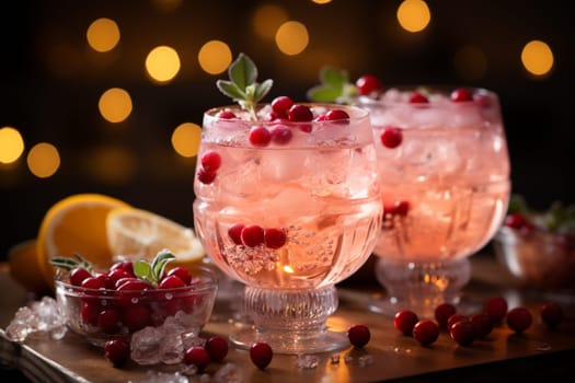 Winter Wonderland Punch is an alcoholic cocktail made with champagne, white wine, cranberry juice, and frozen berries. It is a festive and refreshing drink, perfect for winter holidays.