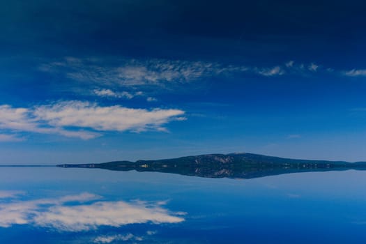 View of Mount Desert Island Maine Seen From Frenchman Bay