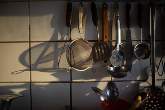 Kitchenware. Kitchen details. Cutlery tools. Miscellaneous items.