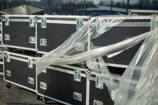 Equipment Chests. Boxes for equipment. TV Boxes. Equipment warehouse.