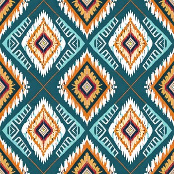 ikat geometric ethnic oriental seamless pattern. design ikat fabric for textile ethnic, native pattern motif, embroidery ikat style, geometric textile
