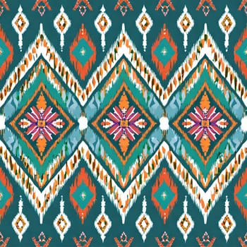 Digital seamless pattern etnic style block print batik