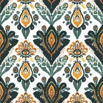 Seamless geometric pattern. Ethnic and tribal motifs. Patchwork ornament in bohemian style. Print for carpets, blankets, pillows. Grunge vintage texture.