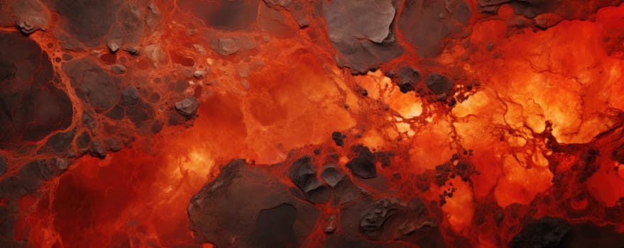 red lava texture background. ai generated