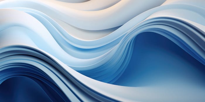 Abstract light blue waves texture , photo realistic. ai generated