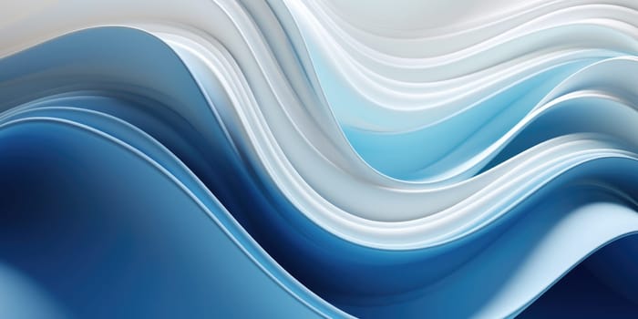 Abstract light blue waves texture , photo realistic. ai generated