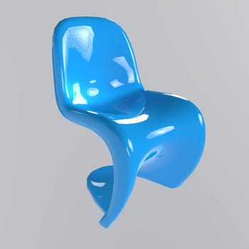 Chair isolated on white background. High quality 3d illustration