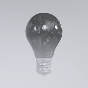 Lamp isolated on white background. High quality 3d illustration