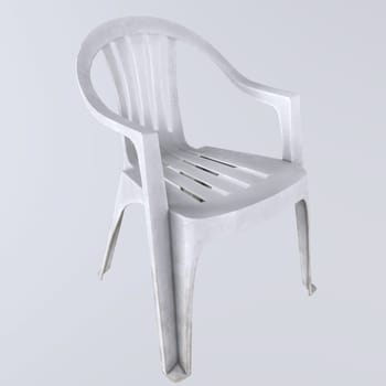 Chair isolated on white background. High quality 3d illustration