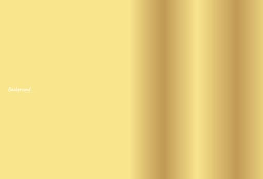 Vector gold blurred gradient style background. Abstract luxury smooth illustration wallpaper