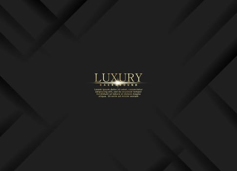 Abstract black luxury background with shiny lines. Elegant modern design