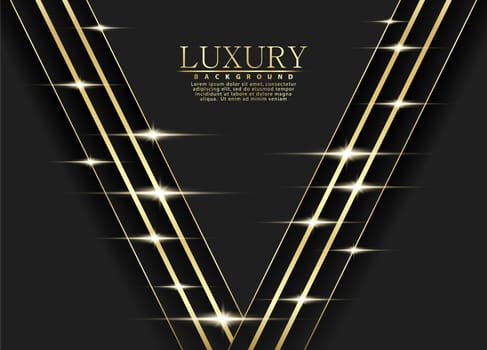 Premium background. Abstract luxury pattern. Gold stripe. Vector illustration.