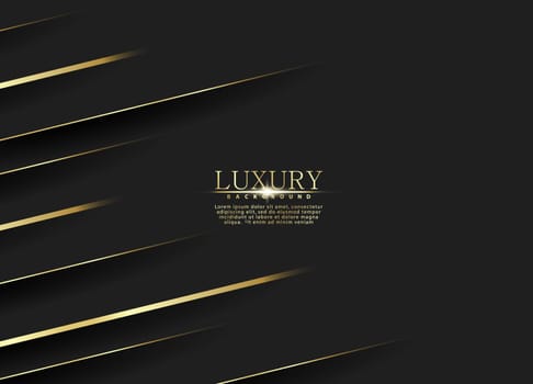 Premium background. Abstract luxury pattern. Gold glitter stripes background. Abstract gold line texture. Black pattern vector illustration.