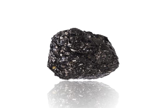 hard coal isolated on white, symbols