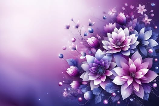 Beautiful spring background with lilac flowers for your design