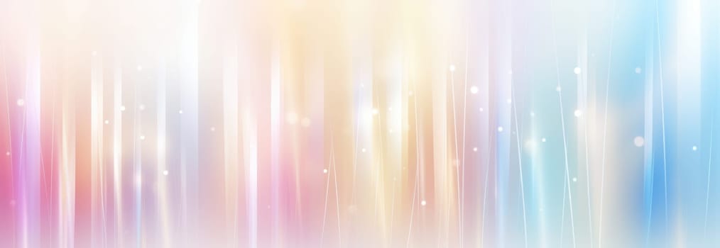 Abstract background with multicoloured lines and shapes in delicate pastel shades