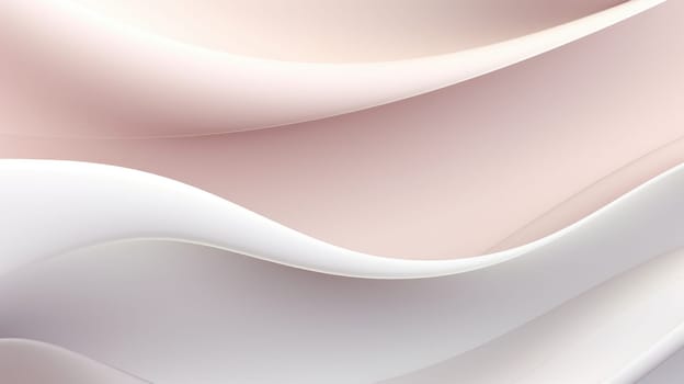 Abstract background with multicoloured wavy lines and shapes in delicate pastel shades