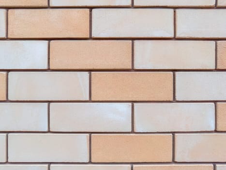 texture of an old brick wall close-up as a background. photo