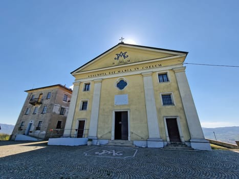 Madonna di Montespineto old sanctuary church piedmont