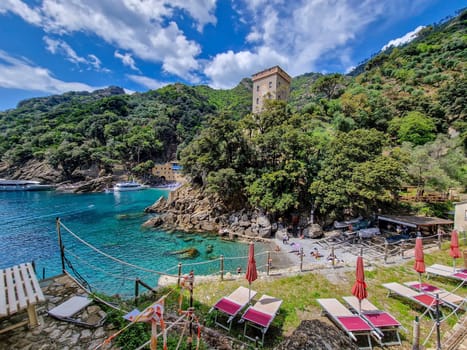 portofino san fruttuoso coastal trail by the sea panorama