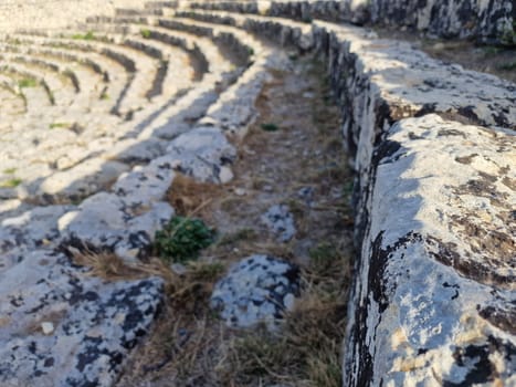 The Greek Theater in Palazzolo Acreide,Province of Syracuse, Italy