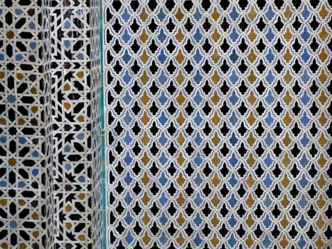 View of the Al-Attarine Madrasa in Fes, Morocco