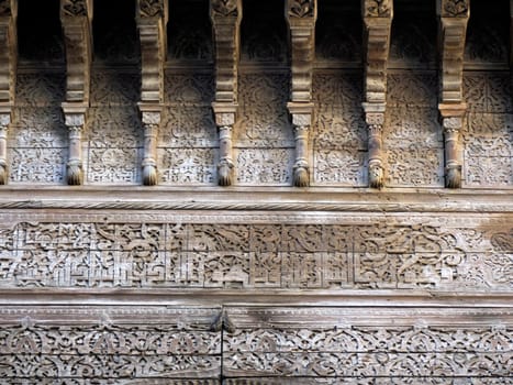 View of the Al-Attarine Madrasa in Fes, Morocco