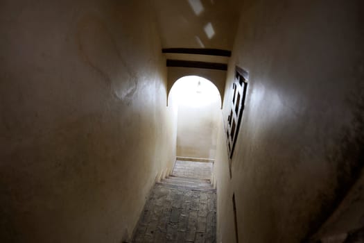 View of the Al-Attarine Madrasa in Fes, Morocco