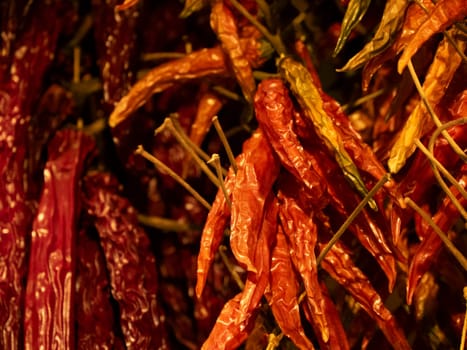 red hot chili at boqueria the barcelona fruit seafood meat ham food market