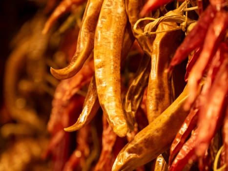 red hot chili at boqueria the barcelona fruit seafood meat ham food market