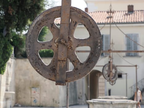 well whill ofzadar city croatia medieval town