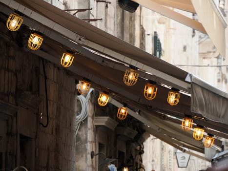 street of Dubrovnik Croatia medieval town