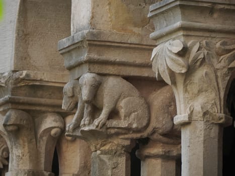 The Franciscan Church and Monastery in Dubrovnik Croatia medieval town