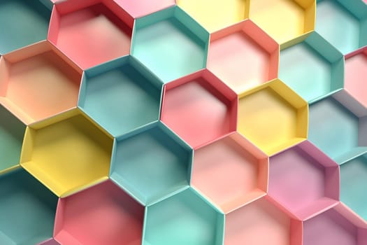 plastic hexagonal background, texture wallpaper, geometric, abstract background