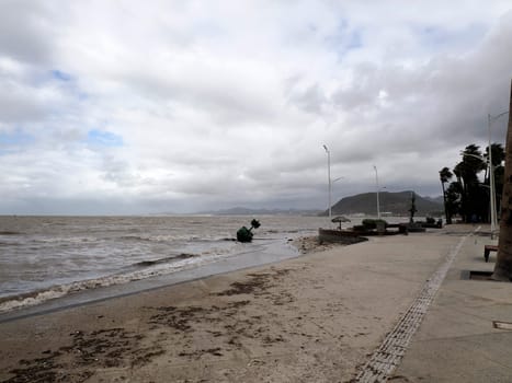 The effects of Hurricane Norma October 2023 La Paz Baja California Sur