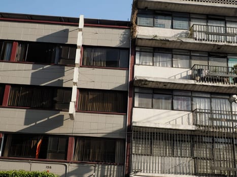 Abandoned modern building inciudad de mexico, mexico city