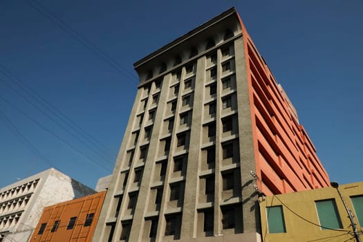 Abandoned modern building inciudad de mexico, mexico city
