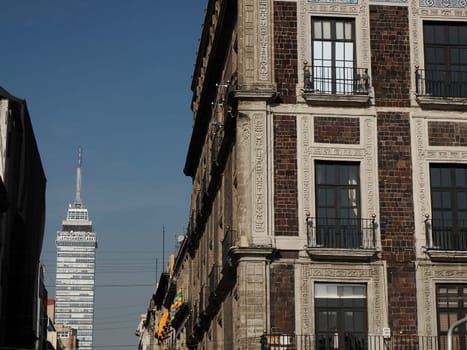 Torre Latinoamericana tower in ciudad de mexico, mexico city