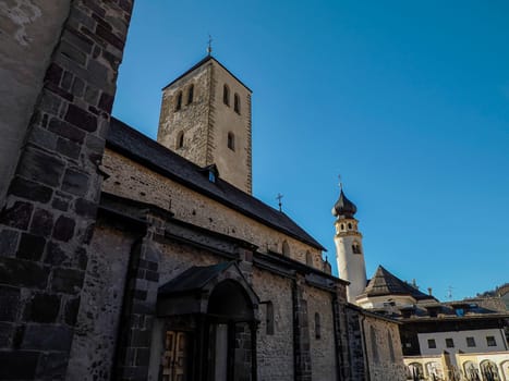 The collegiate church of San Candido South Tyrol , Pusteria valley, Trentino Alto Adige, Italy
