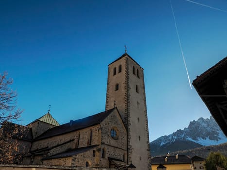 The collegiate church of San Candido South Tyrol , Pusteria valley, Trentino Alto Adige, Italy