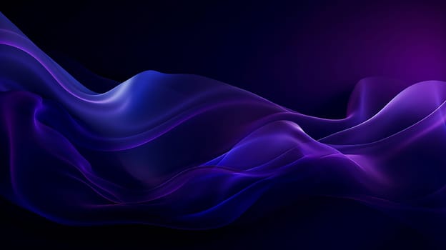 Beautiful luxury 3D modern abstract neon red purple blue background composed of waves with light digital effect in futuristic style