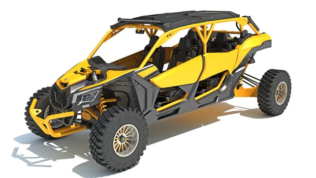 Off Road Dune Buggy 3D rendering