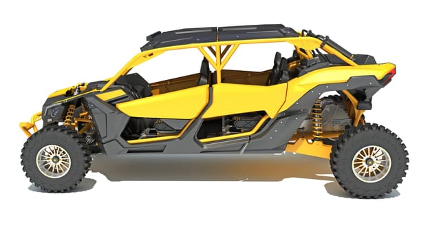 Off Road Dune Buggy 3D rendering