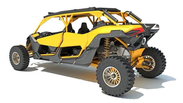 Off Road Dune Buggy 3D rendering