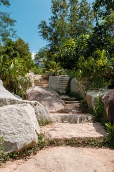 Stone Stairs Ascending Hiking Trail